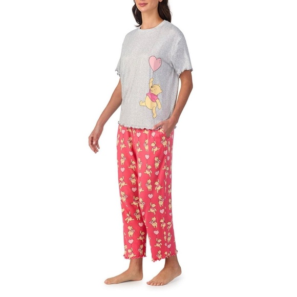 NWT Women’s Winnie the Pooh Pajama Set. Size L (12-14) Disney. Super cute ! - Picture 2 of 9